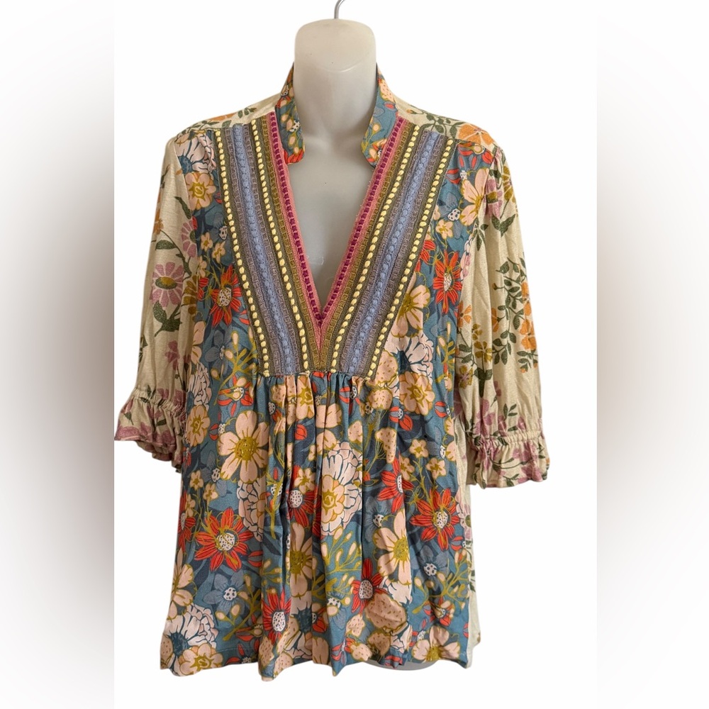 Floral Multicolor Women's Blouse